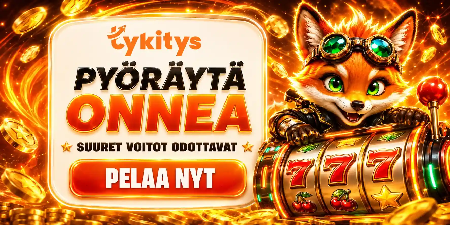 Tykitys kasino pyöräytä onnea isoja voittoja